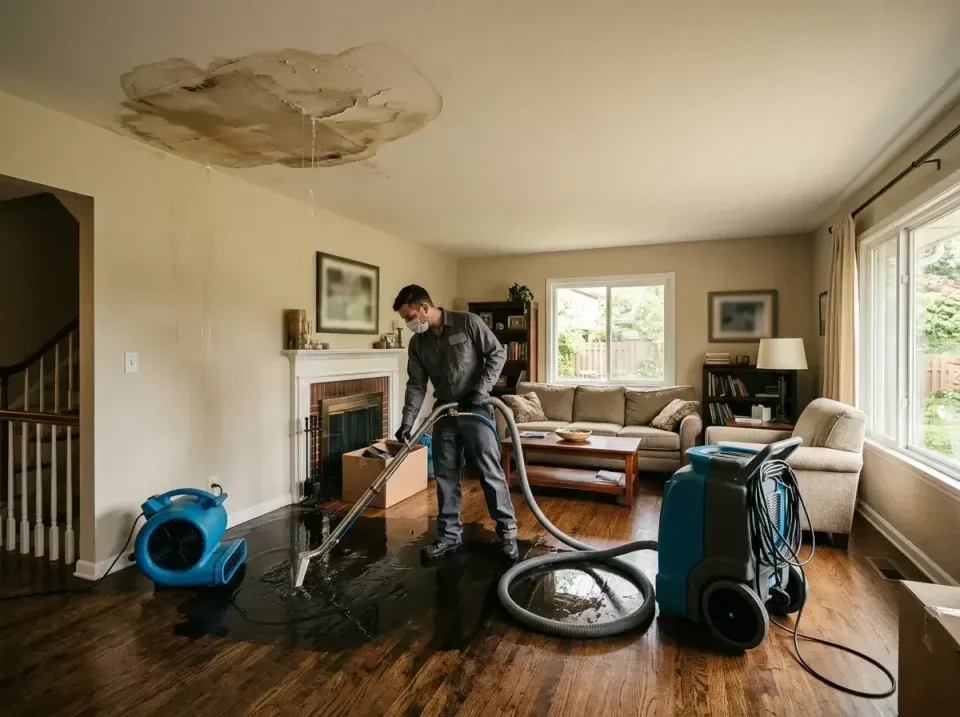 attic-pipe-burst-ceiling-drip-008 — frequently asked questions, Water Damage Restoration & Carpet Care in Franklin, OH